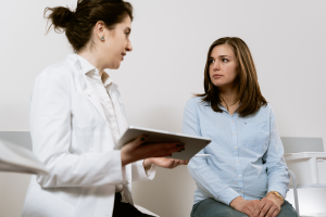 Woman is Checking to Gynecologist