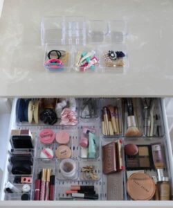 makeup is perfectly organized