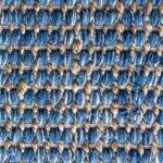 hand woven blue carpet